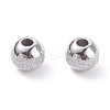 Non-Tarnish Textured 304 Stainless Steel Beads STAS-P306-01D-P-2
