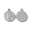Non-Tarnish 201 Stainless Steel Pendants STAS-J401-VC620-1