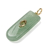 Natural Green Aventurine Pendants G-H328-02G-B06-5