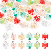 36Pcs 6 Colors Glass Pendants FIND-TA0004-21-1