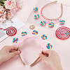 Cloth Lollipop Hair Bands for Women Girl OHAR-WH0021-89B-3