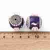 Handmade Resin Indonesia Round Beads IPDL-P005-13AS-01-3