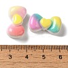 Gradient Color Opaque Resin Decoden Cabochons CRES-Z006-04-3