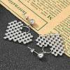 304 Stainless Steel Stud Earrings for Women EJEW-A119-21P-2