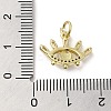Brass Micro Pave Cubic Zirconia Pendants KK-E092-01G-01-3