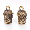 Brass Prayer Box Pendants LS-KK-K176-17AB-1