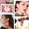 30Pcs 10 Styles Single Face Printed Wood Big Pendants Kit WOOD-CJC0011-11-8