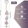 Natural Raw Amethyst Pendant Decoration HJEW-WH0043-18B-2