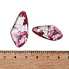 4Pcs Transparent Epoxy Resin Butterfly Wings Pendants RESI-C057-07B-3