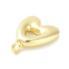 Rack Plating Brass Balloon Letter Pendants KK-C050-01G-3