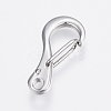 Tarnish Resistant 304 Stainless Steel Keychain Clasp Findings LS-STAS-P150-07P-2