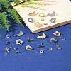16Pcs 8 Styles 304 Stainless Steel Stud Earring Findings STAS-FS0001-86-10