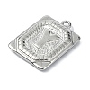 Anti-Tarnish 304 Stainless Steel Pendants STAS-U033-01P-Y-2