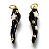 Brass Enamel Pendants X-KK-B026-15G-A-2