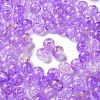 Transparent Crackle Acrylic Beads DACR-D300-01G-8mm-1