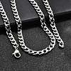 Non-Tarnish 304 Stainless Steel Curb Chain/Twisted Chain Necklace Making X-STAS-A028-N122P-4