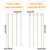 304 Stainless Steel Flat Head & Eye Pins STAS-PH0001-15-2