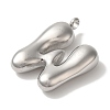 Non-Tarnish 304 Stainless Steel Pendants STAS-M017-08P-23-2