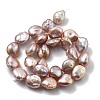 Natural Baroque Keshi Pearl Beads Strands PEAR-P064-08E-04E-3