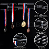 Wall Mount Transparent Acrylic Medal Display Stands ODIS-WH0036-08-4