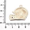 Rugby Theme Alloy Enamel Pendants ENAM-T021-05KCG-3