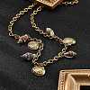Ocean Beach 304 Stainless Steel & Shell Bib Necklaces STAS-Z112-01G-1