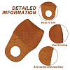 3Pcs 3 Colors Cowhide Thumb Protector for Woodwork Carving AJEW-GO0001-69-5
