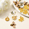 20Pcs 5 Styles Alloy Enamel Pendants ENAM-FP0002-57-5