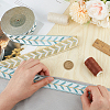 12M Polyester Jacquard Leaf Ribbon OCOR-OC0001-46A-3