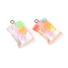 Transparent Resin Pendants RESI-T056-06-3