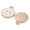 Alloy Enamel Pendants PALLOY-S192-04G-02-2