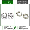 Tarnish Resistant 304 Stainless Steel Open Jump Rings STAS-J013-8x1mm-01-2
