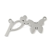 Non-Tarnish 304 Stainless Steel Pendants STAS-L279-002P-P-1