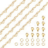 DIY 304 Stainless Steel Chain Necklace Making Kits DIY-TA0012-14-3