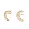 Moon Alloy Studs Earrings for Women EJEW-H309-02KCG-1