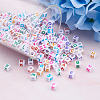 1300Pcs 26 Style Opaque White Acrylic Beads SACR-CD0001-02-3