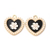 Alloy Enamel Pendants ENAM-C005-33G-01-2