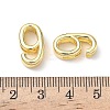 Brass Slide Charms KK-L253-15G-09-3