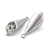 Brass Rhinestone Pendants KK-E793-24P-2