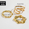 Oval Alloy & Iron & CCB Plastic Bangles Set FS-WGB93A7-02-2