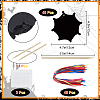 Halloween Rainbow Scratch Paper Art Pendant Decoration Kits DIY-WH20013-22-2