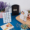 8Pcs 2 Colors 48 Holes Acrylic Earring Display Stands EDIS-CP0001-03-4