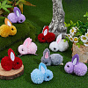 28Pcs 7 Colors Wool Felt Ball AJEW-SC0031-37A-4