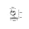 304 Stainless Steel Toggle Clasps PW-WG419A3-08-2