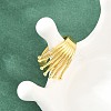 Irregular Brass Cuff Open Rings KK-CBA5A76-01G-2