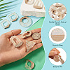 16Pcs 8 Style Wooden Pendants FIND-TA0005-92-4