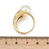 Brass Micro Pave Cubic Zirconia Cuff Rings for Women RJEW-F186-01G-3