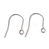 Tarnish Resistant 304 Stainless Steel Ear Wire STAS-H020-NF-1