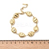 304 Stainless Steel Link Chain Bracelets BJEW-P368-01G-5