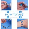 DIY Blank Dome Flat Round Link Connector Making Kit DIY-UN0003-77B-RG-3